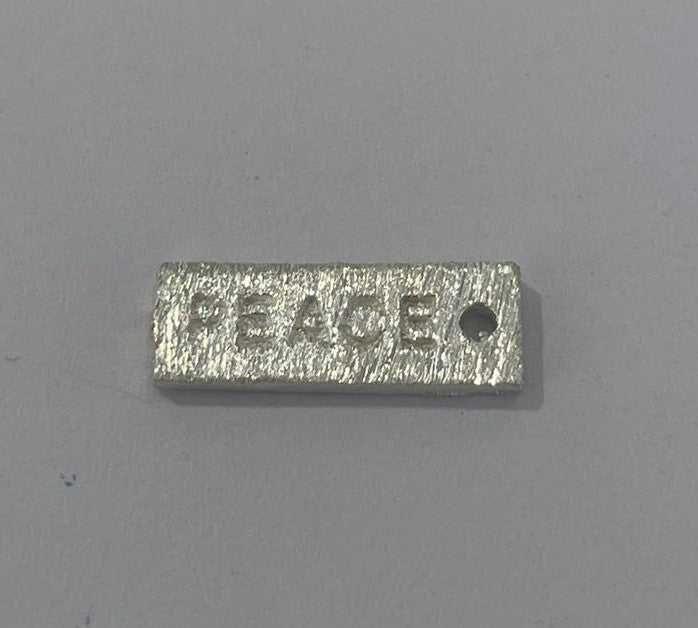 Peace vedhæng, 14x5 mm, FS, 1 stk.