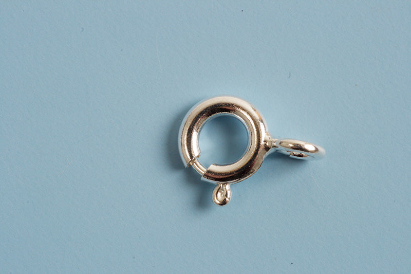 Fjederlås, 5 mm, 925s, 2 stk.