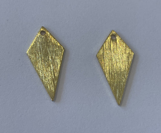 Lang harlekin, børstet, 20x10 mm, FG, 2 stk.