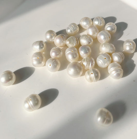 Ferskvandsperler   Kartoffel  Hvirvel ， 7-8mm / 35cm