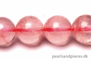 Rose Quartz, rund, 16 mm, 1 streng