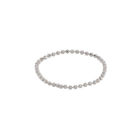 Ball Chain Ring Silver