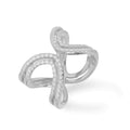 Double Ring Zirkonia Silver