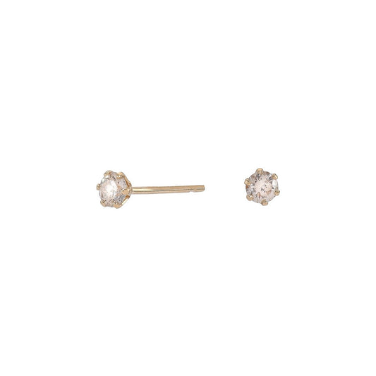 Diamond Ear Studs, 0.100 ct, Gold