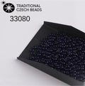 Preciosa Seed beads, Mørk Navy，ca. 2 mm, 10/0, ca. 10G, 1 æske