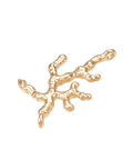 Vedhæng, koral, link, FG, ca. 26x17x2 mm. 2 stk.