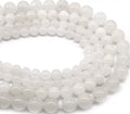 Bjergkrystal, rund, ca. 3.5 mm, 1 streng