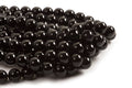 Sort onyx, 18 mm, 1 streng
