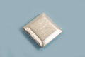Perle, firkant, børstet,ca. 22x22x6 mm, 925s, 1 stk.