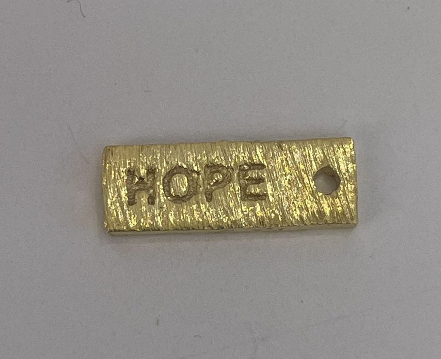 Hope vedhæng, 14x5 mm, FS, 1 stk.