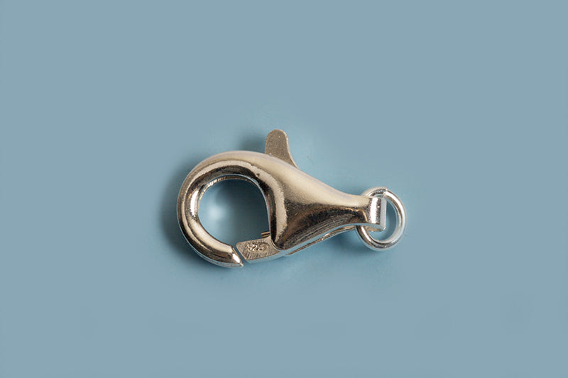Karabinlås, 8x13 mm, 925s, 1 stk.