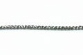 Hæmatit, rund, facet, 2 mm, 1 streng