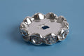 Rondel m/rhinsten, ca. 17x5 mm, FS, 2 stk.