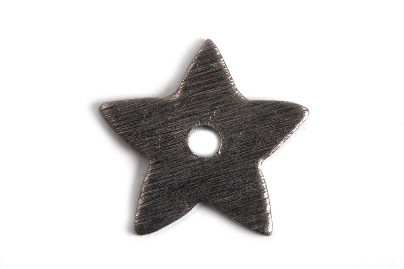 Stjerne, børstet, midterboret, 11 mm, BP, 2 stk.
