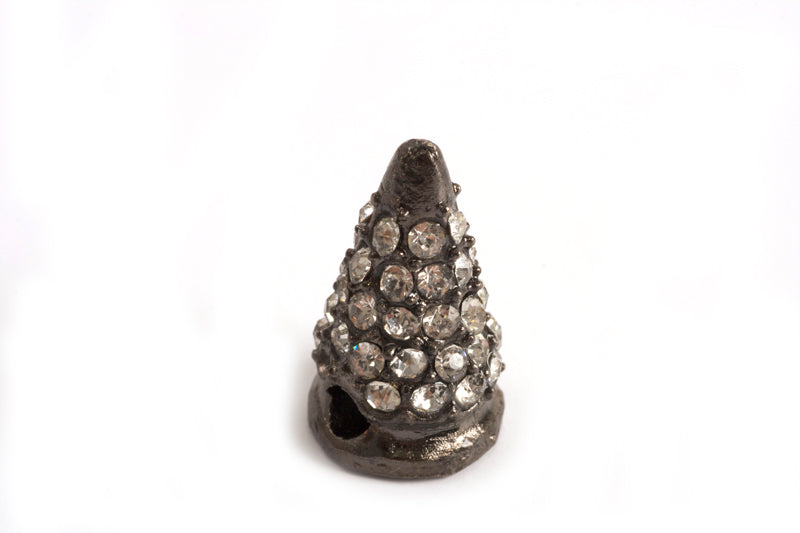 Tårn m/rhinsten, 16x9 mm, BP, 1 stk.