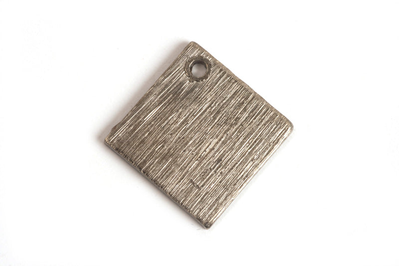 Kvadrat, børstet, ca. 10 mm, BP, 2 stk.