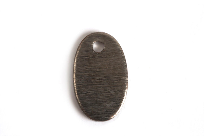 Oval, børstet, 10x7 mm, BP, 4 stk.