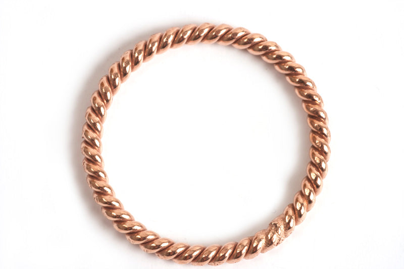 Snoet ring, 1,4 mm, indv. ca. 17 mm, RG, 2 stk.