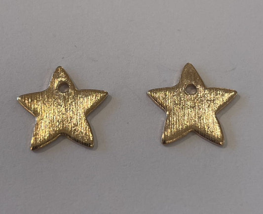 Stjerne, børstet, topboret, 11 mm, FG, 2 stk.