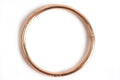 Børstet ring, 1,2 mm, indv. ca. 17 mm, RG, 2 stk.