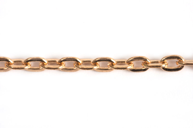 Ankerkæde, 3x2x0,5 mm, RG, pr. meter