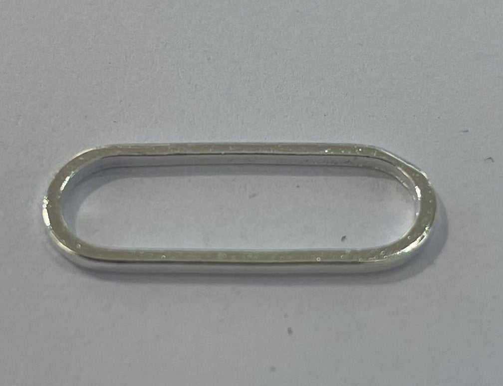 Oval ring, 19x7 mm, FS, 25 stk.