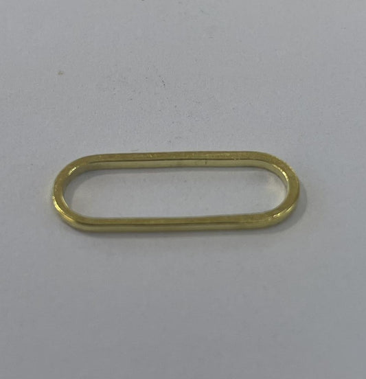 Oval ring, 19x7 mm, FG, 25 stk.