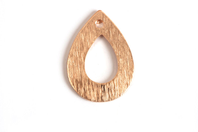 Åben dråbe, børstet, 13x18 mm, RG, 2 stk.
