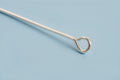 Perlestave m/øje, 50x0,6 mm, 925s, 2 stk.
