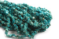 Turkis, chips, ca. 8x5 mm, 1 streng
