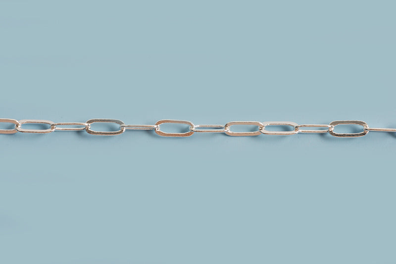 Kæde, ca. 6x2,6x0,4 mm, FS, pr. meter