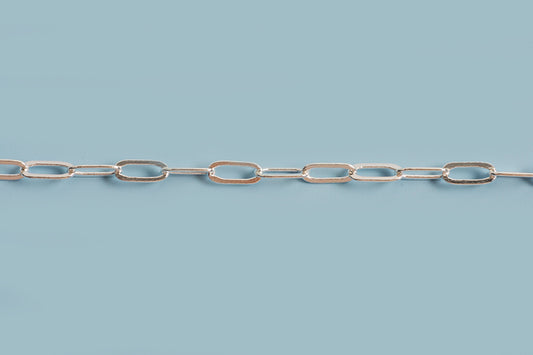 Kæde, ca. 6x2,6x0,4 mm, FS, pr. meter