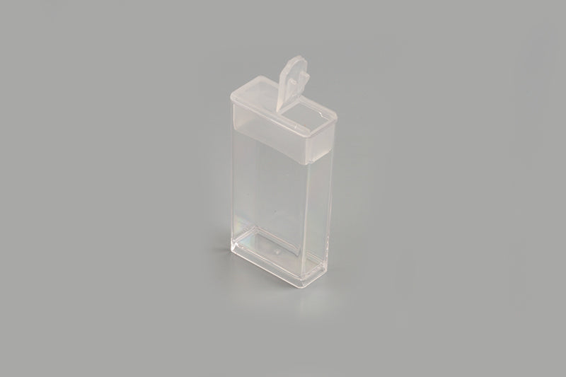 Flip-top æske, ca. 50x27x12 mm, 3 stk.