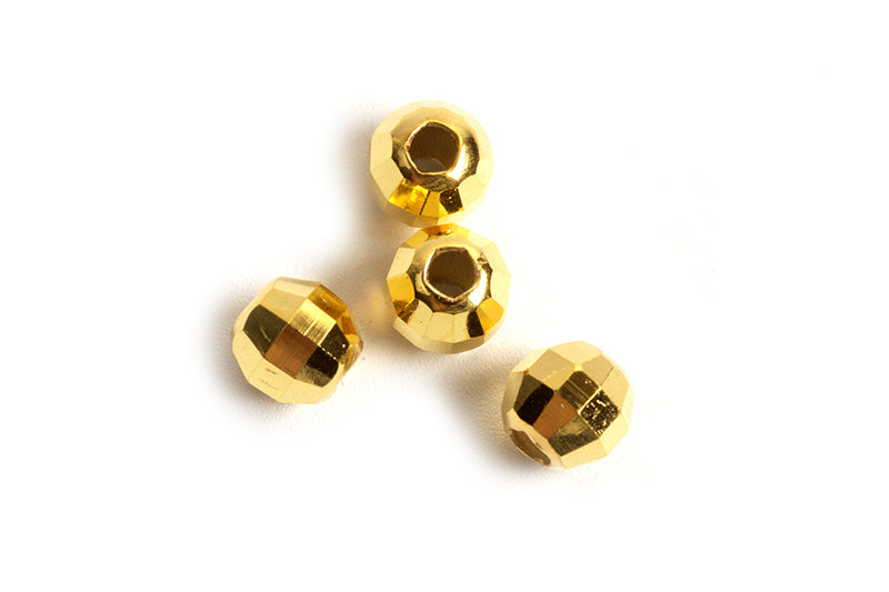 Discoperle, facet, 4 mm, FG 925s, 4 stk.