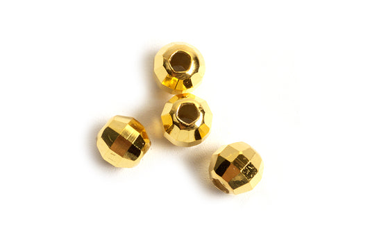 Discoperle, facet, 4 mm, FG 925s, 4 stk.