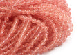 Cherry Quartz, 8 mm, 1 streng