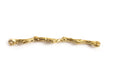 Vedhæng, link, gren, banket, ca. 17x5 mm, FG, 2 stk.