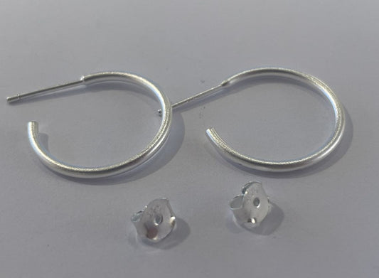 Hoops ca. 20 mm, 925s, 1 par