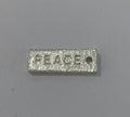 Peace vedhæng, 14x5 mm, FS, 1 stk.
