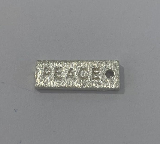 Peace vedhæng, 14x5 mm, FS, 1 stk.