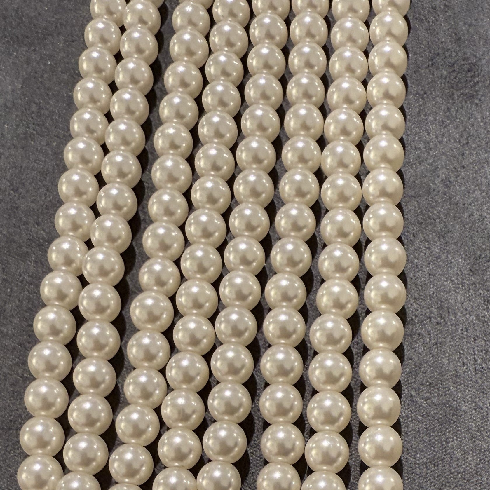 Shellperler / runde ，5mm，40cm