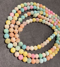 Shellperler /Regnbuens farver  runde ，6mm，38cm