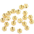 Mellemperle, blomst, ca. 4mm,  FG, 50stk