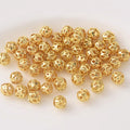 Mellemperle, Runde perler, ca. 4 mm, FG,20stk