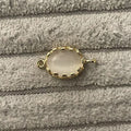 Vedhæng, m. hvid månesten ca. 9.5x16.3 mm, FG, 1 stk.