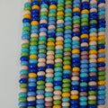 Tourmalin , oblate, ca. 2×4 mm, 1 streng