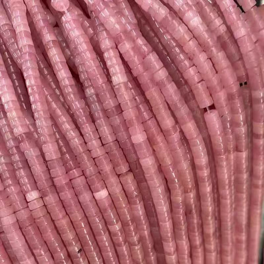 Tourmalin , 4.2x2.5mm hjul, hel streng 38cm