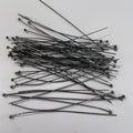Perlestave m/1 perle, 50x0,6 mm, FG,50 stk.