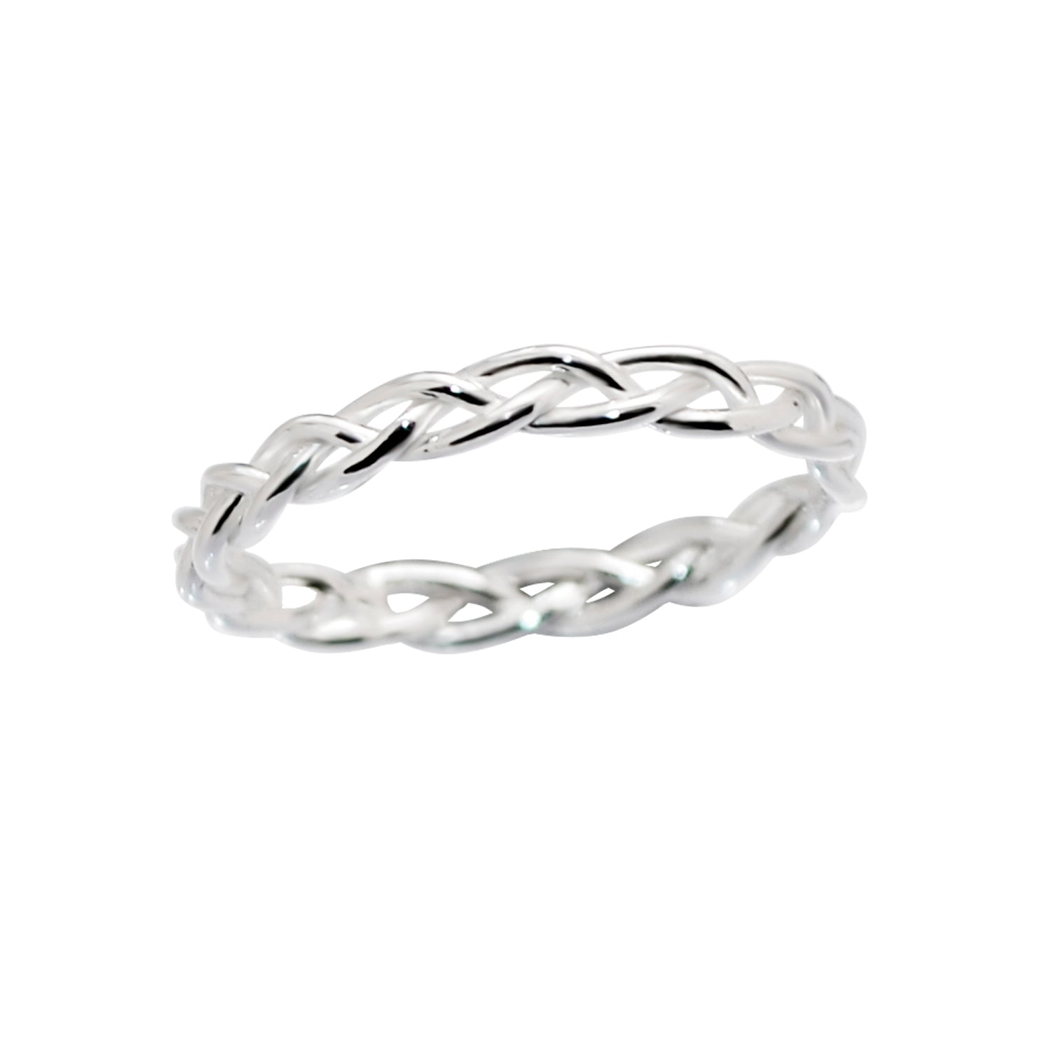 Braided Ring Silver