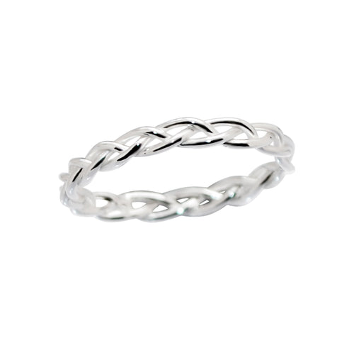 Braided Ring Silver